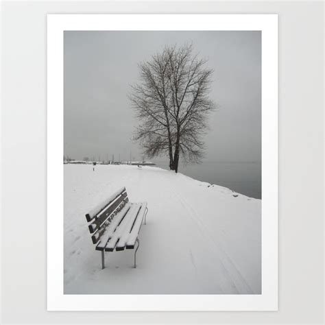 Winter Solitude Art Print By Zenful Society6