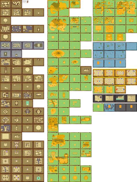 Ds Dsi The Legend Of Zelda Phantom Hourglass Maps The Spriters
