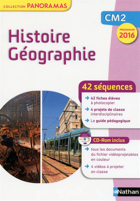 42 Séquences Histoire Géographie Cm2 Collection Panoramas Chez Nathan
