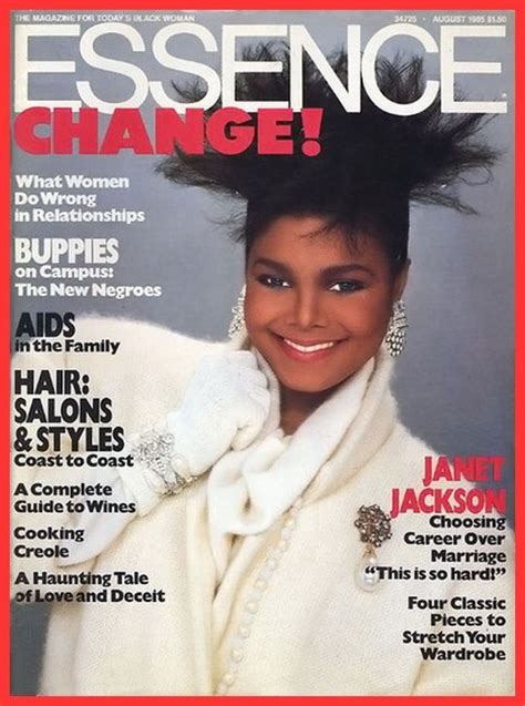 Essence Janet Jackson August 1985 Vibe Magazine Jet Magazine