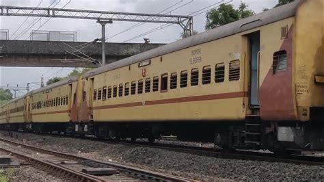 Okha Ernakulam Express Konkan Railway Youtube