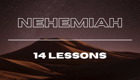 Nehemiah Bible Study Guide 14 Online Lessons With Questions