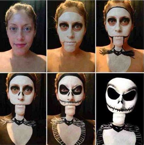 A Super Simple Jack Skellington Makeup Tutorial Halloween Make