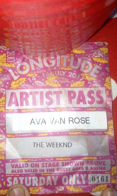 dublin glamour model ava van rose partied with the weeknd ahead of longitude headline slot as