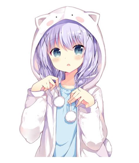 Download Kawaii Anime Girls Wearing Hoodies Pics