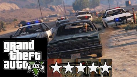 Gta 5 Full 5 Star Police Youtube