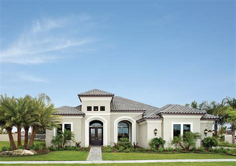 New Florida Model Home Transitional Exterior Tampa By Arthur