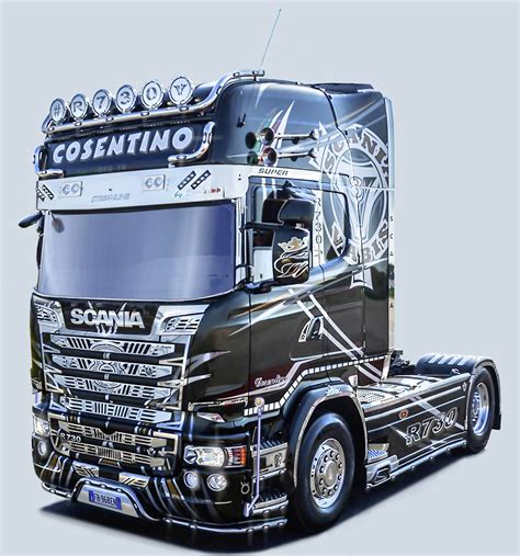 Italeri 3952 Scania R730 Streamline Show Truck Hgv Assembly Kit 124