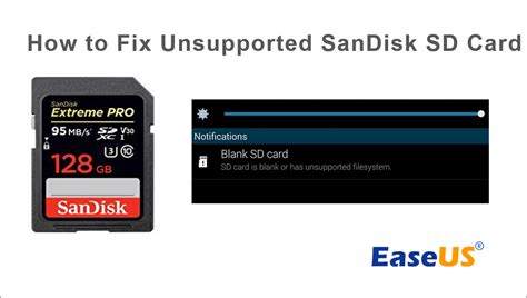 How To Fix Unsupported Sandisk Sd Card Error Efficient Fixes