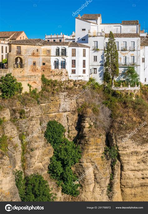 Scenic Sight Ronda Province Malaga Andalusia Spain — Stock Photo