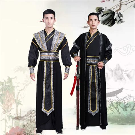 Hanfu Male Stage Costume Swordsman Tang Costume Scholar Clothes For Women Men Traditional