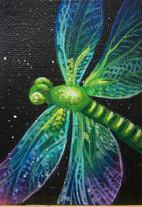 Dragonfly Painting Acrylic Painting Inspired
