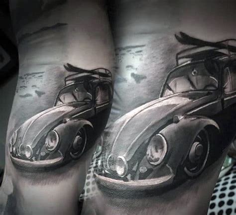 70 Car Tattoos For Men Cool Automotive Design Ideas