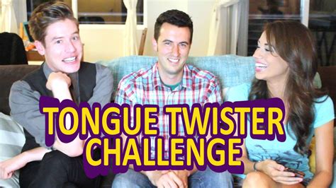 tongue twister challenge youtube