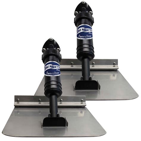 Bennett Marine Self Leveling Trim Tab System 10 X 10 For Boats 17 20