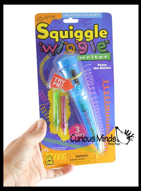 Squiggle Wiggle Writer Pen Motorized Battery Vibrating Pen Draws Fun