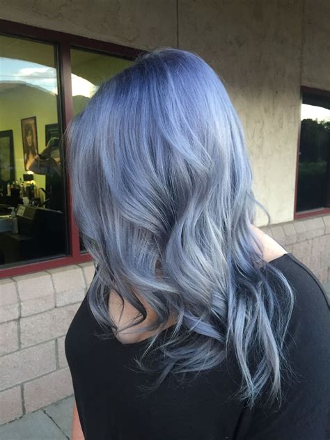 Steel Blue Hair By Ashetonsilvers Kenrametallics Silver Hair