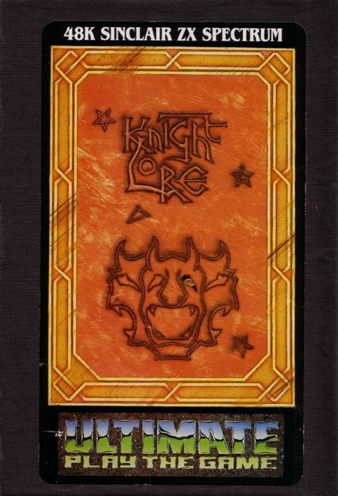 Knight Lore 1984ultimate Play The Game Zx Spectrum