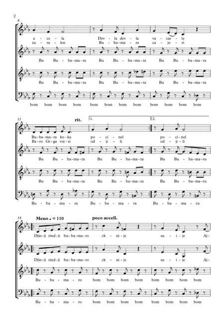 Bubamara By Anonymous Digital Sheet Music For Octavo Download