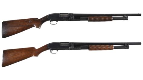 Two Winchester Model 12 Riot Shotguns Rock Island Auction