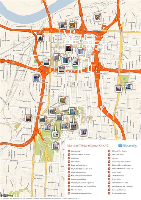 Downtown Kansas City Map