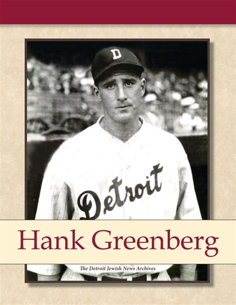 Hank Greenberg By Renaissance Media Blurb Books