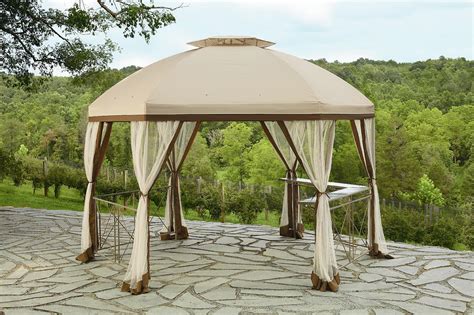If you have seen canopies of different designs and styles, then you can imagine that how. Garden Oasis Replacement Canopy for Long Beach Gazebo ...