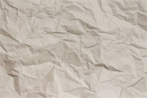 Crumpled Brown Paper Free Texture