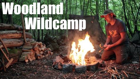 Woodland Wild Camp With Kent Survival Tarp And Bivi Ribs Cornbread Devilled Kidneys Scones