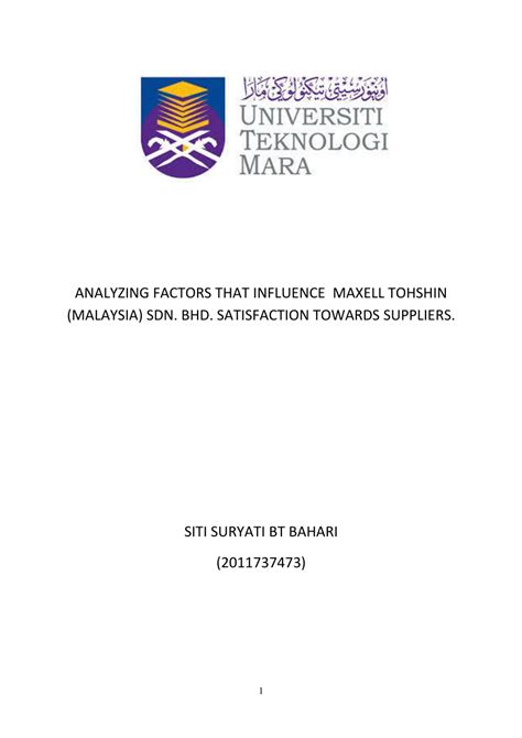 • towards this end, malaysia is striving to improve its enforcement of civil judgment mechanism to promote and facilitate the needs of. (PDF) Analyzing factors that influence Maxell Tohshin ...