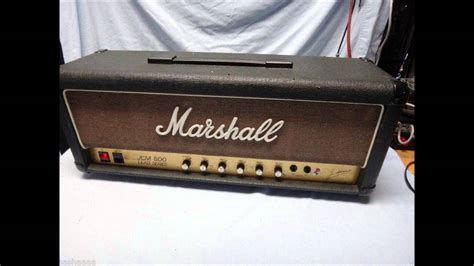1985 Marshall Jcm800 2204 Rockstah Mod5 Youtube