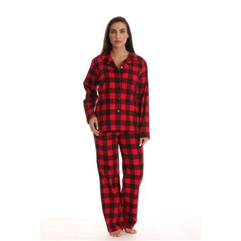 Followme Followme Plaid Flannel Pajama Pant Set 3x