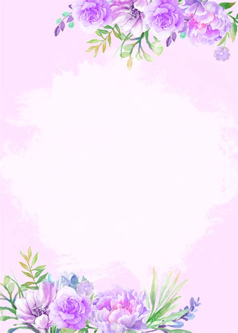 Purple Floral Backgrounds For Photoshop