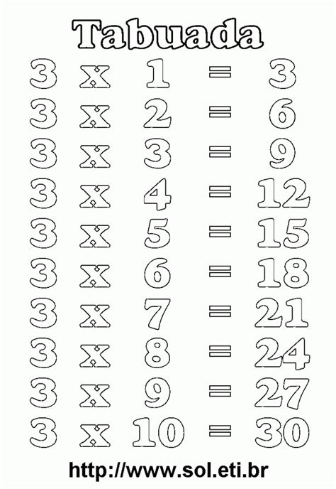 Atividades Pintar Os Resultados Da Multiplicação Aprender A Tabuada 320