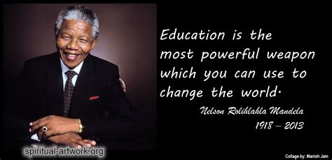 Quotes About Education Nelson Mandela Quotesgram
