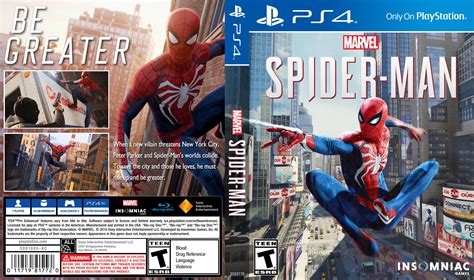 Spider Man Ps4 Custom Cover Spidermanps4