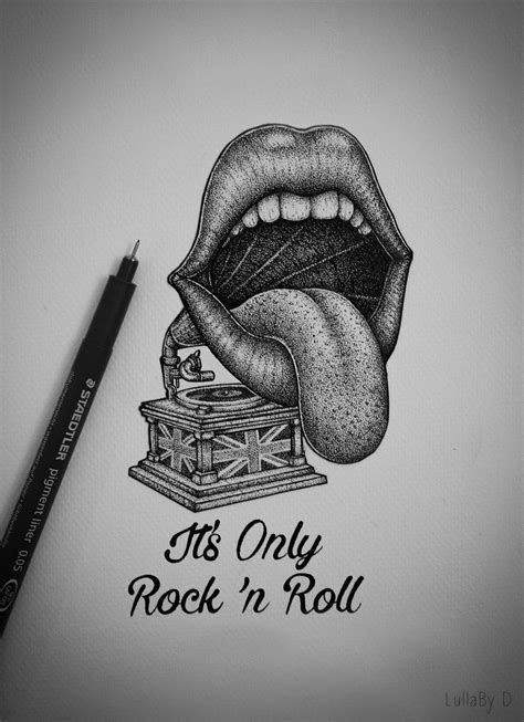 it s only rock n roll on behance music tattoo sleeves rolling stones tattoo rock n roll tattoo