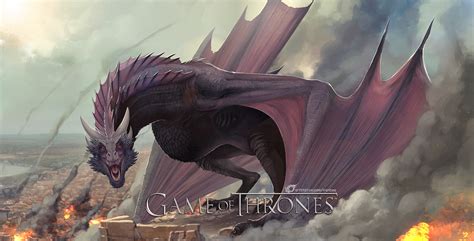 Which one of daenerys targaryen's dragons was killed by euron greyjoy in sunday night's game of thrones episode? Game of Thrones - Dragon Drogon by IrenBee on DeviantArt