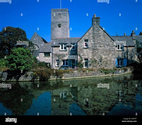 The Mill Pond At Old Swanage Stock Photo Alamy