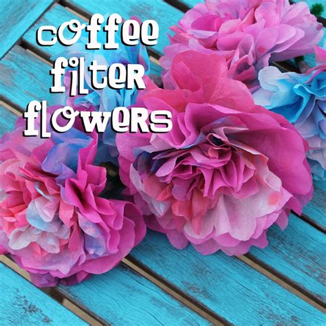 Doodlecraft Coffee Filter Flower Tutorial