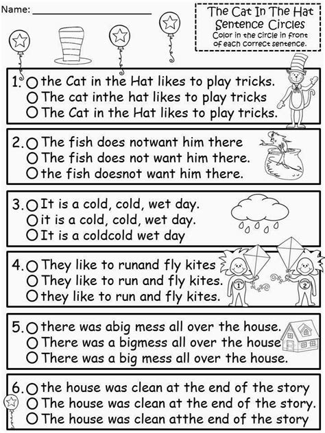Shadow writing cat in the hat.my kids love doing these as. Free: The Cat In The Hat Sentence Structure Circles. Color ...