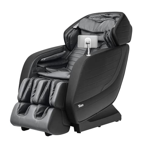titan jupiter le series black faux leather reclining 3d massage chair with 3d l track blu