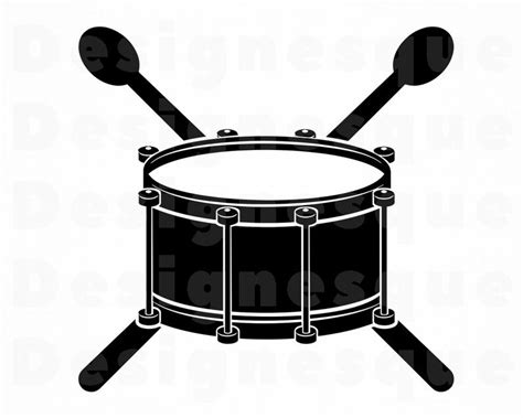 Israbi Outline Bass Drum Clipart