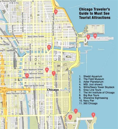 Chicago Maps Chicago Traveler