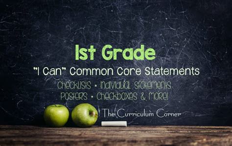 Everything I Can Common Core 1st Grade The Curriculum Corner 123