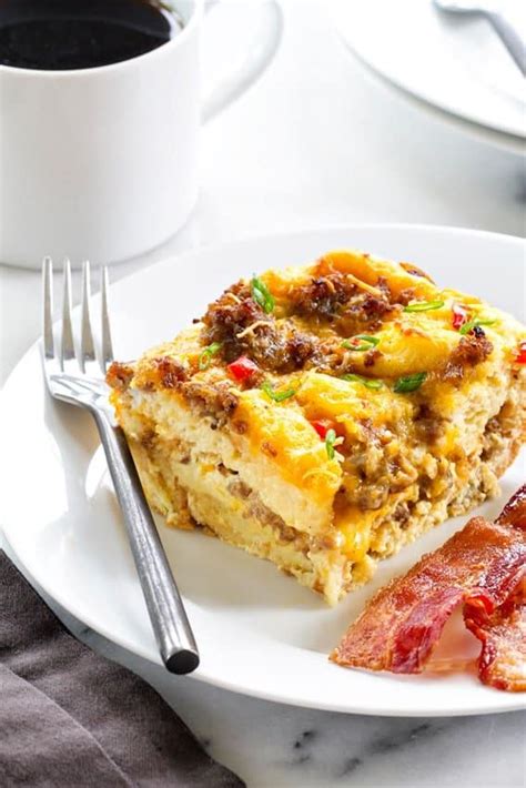 Make Ahead Breakfast Casserole My Baking Addiction