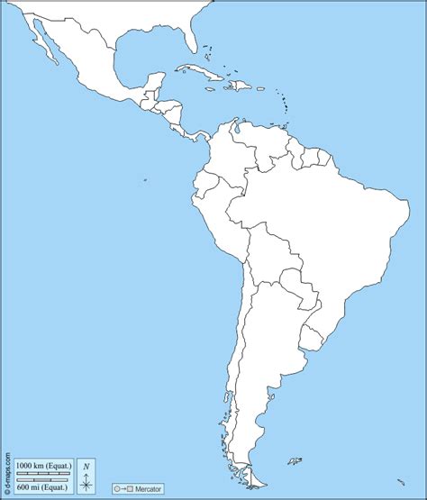 Cartina Politica Muta America Latina Immagini Cartina Mondo