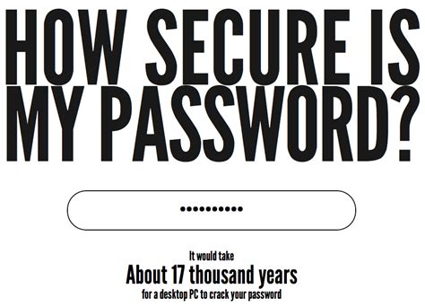 how secure is your password jeff geerling