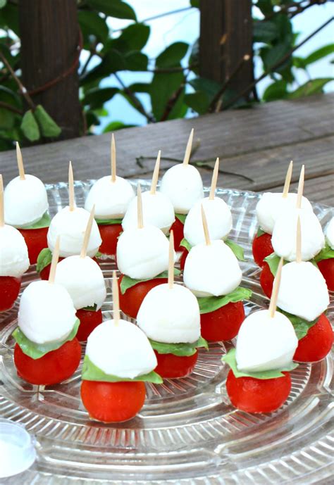 Looking For An Easy Summer Appetizer These Caprese Bites Are A Crowd