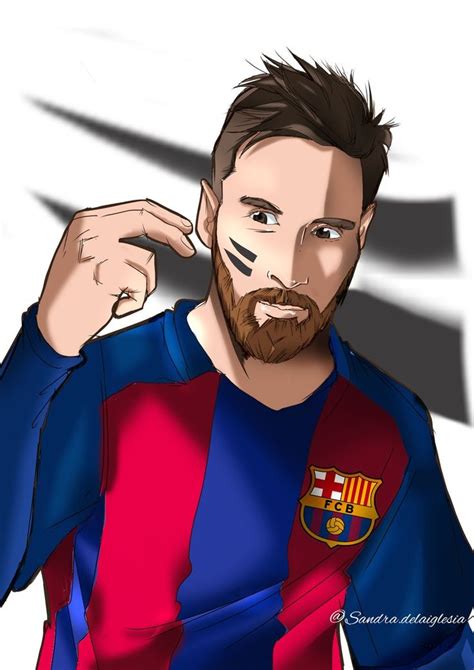 Leo Messi Dibujo De Sandrad10s Messi 10 Messi Fifa Football